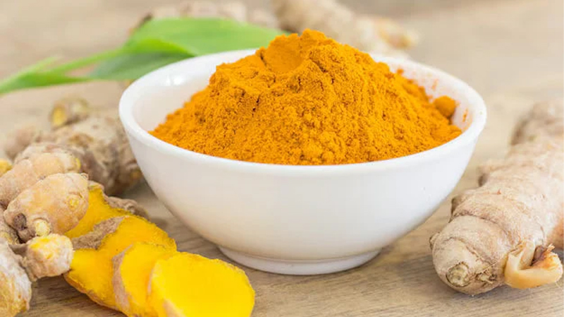 Turmeric Powder - Vibrant, high-curcumin powder.